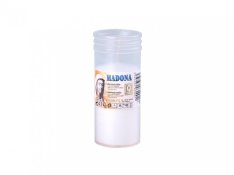 Svíce hřbitovní Madona vklad 180g ~ 2,5dne bílá lisovaná