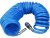 EXTOL hadice vzduchová 1/4", 8m vnitřní pr. 6mm spirálová PU s mosaznými rychlospojkami 8865132