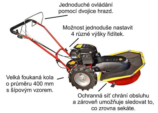 DAKR sekačka bubnová Triton GCV200