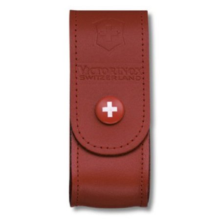 Victorinox pouzdro na nůž kožené červené 4.0520.1