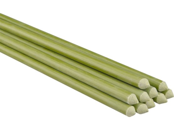 EXTOL tyče sklolaminátové 1,95m / pr.12mm 10ks, opora rajčat 82524