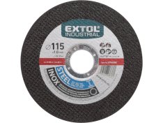 EXTOL INDUSTRIAL kotouč řezný na ocel/nerez, 115x1,0x22,2mm 8701000
