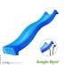 Jungle Gym skluzavka dlouhá modrá s přípojkou na vodu