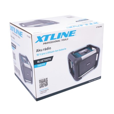 XTLINE aku radio 18V bez baterie a nabíječky XT102799
