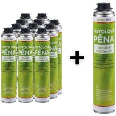 Den Braven 40220GR 12ks pistolová montážní pěna 750 ml dóza (závit)