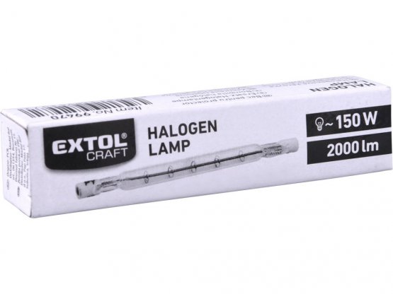 EXTOL CRAFT žárovka halogenová, 150W/120W, 2000lm 99470