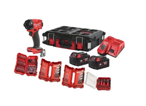 Milwaukee sada aku nářadí M18FID3100P-502P M18 FUEL COMBO KIT IN2 4933498244