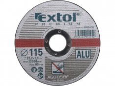 EXTOL PREMIUM 8808400 kotouč řezný na hliník, 115x1,0x22,2mm