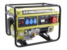 EXTOL CRAFT elektrocentrála benzínová, 13HP/5,5kW (400V) 3x1,8kW (230V) 421011