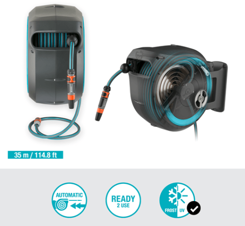 GARDENA nástěnný box na hadici RollUp XL 35m 18630-20