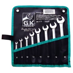 GK Tools sada očkoplochých klíčů 6-22mm 8ks P16142/P