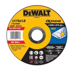 DEWALT kotouč řezný 115x1mm ocel, nerez DT3442-QZ