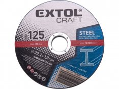 EXTOL CRAFT kotouče řezné na kov, 5ks, 125x1,0x22,2mm 106902
