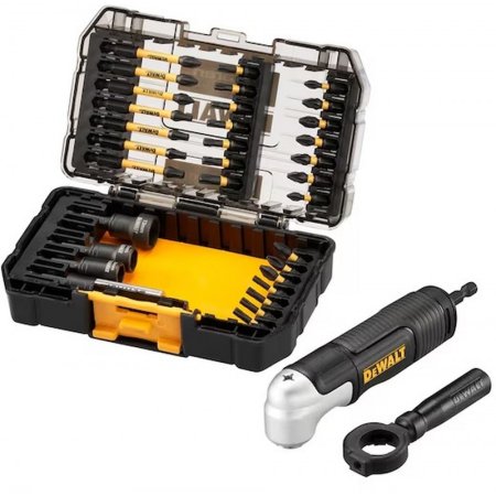 DeWALT McLaren sada rázových vrtáků 33ks s pravoúhlým nástavcem DT70782-QZ Tough Case