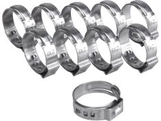 EXTOL PREMIUM spona na hadici, 10ks, ?21mm, INOX 8865178