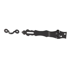 DOMAX ozdobný závěs se zámkem černý 125x30x2,0mm ZOZ125 7945632 DMX