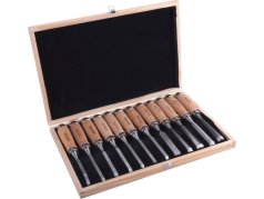EXTOL PREMIUM dláta řezbářská, sada 12ks, délka 200mm 8812405