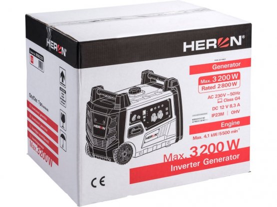 HERON elektrocentrála digitální invertorová 5,4HP/3,2kW 8896220