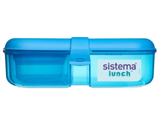 SISTEMA Svačinový box lunch 1100ml modrá + balíček UHU pro školáky zdarma