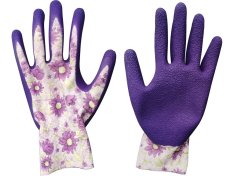 EXTOL LADY Rukavice polyesterové bezešvé polomáčené v latexu velikost 7' 8856664