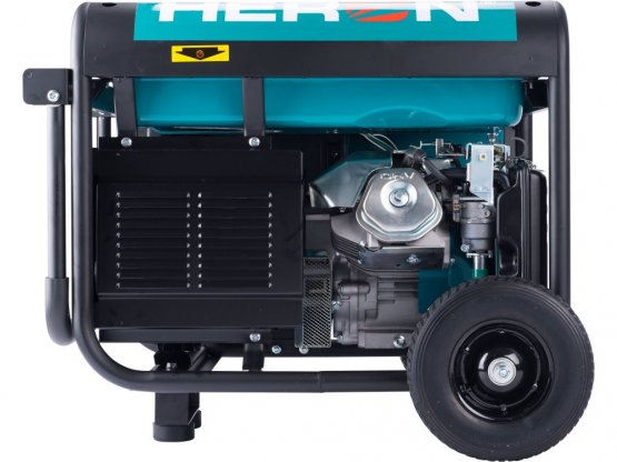HERON elektrocentrála benzínová 5,5kW/13HP, pro svařování, podvozek 8896413