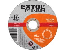 EXTOL kotouč řezný 125x1mm na hliník 8808402
