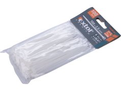 pásky na vodiče bílé, 100x2,5mm, 100ks, 8856102 NYLON, EXTOL PREMIUM