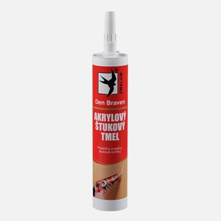 Akrylový štukový tmel 310ml bílý Den Braven