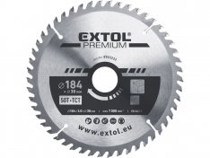 EXTOL PREMIUM 8803222 kotouč pilový s SK plátky, 184x2,2x30mm, 50T, šířka SK plátků 3,2mm, SK