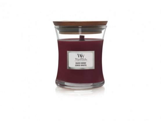 WoodWick Black Cherry 85 g svíčka váza malá 31762