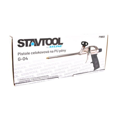 Stavtool pistole celokovová na PU pěny 350mm P19653
