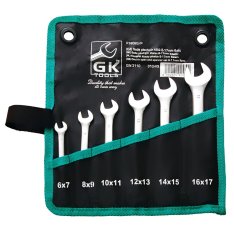 GK Tools sada plochých klíčů 6-17mm 6ks P16020/P