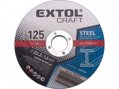 EXTOL CRAFT 106920 kotouče řezné na kov, 5ks, 125x1,6x22,2mm