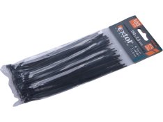 EXTOL pásky stahovací 150x2,5mm na vodiče černé nylon 100ks 8856154