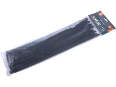 EXTOL pásky stahovací 380x7,6mm na vodiče černé nylon 50ks 8856170