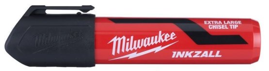 MILWAUKEE popisovač černý na kov, plast, dřevo, beton INKZALL 4932471558