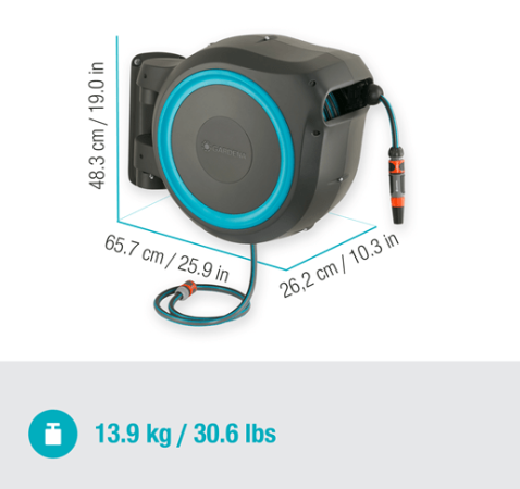 GARDENA nástěnný box na hadici RollUp XL 35m 18630-20