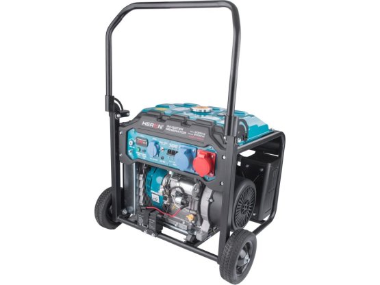 HERON Elektrocentrála digitální invertorová 9kW podvozek 8896235