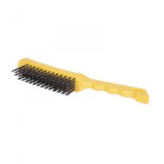XTLINE kartáč ocelový čtyřřadý PVC XT11844