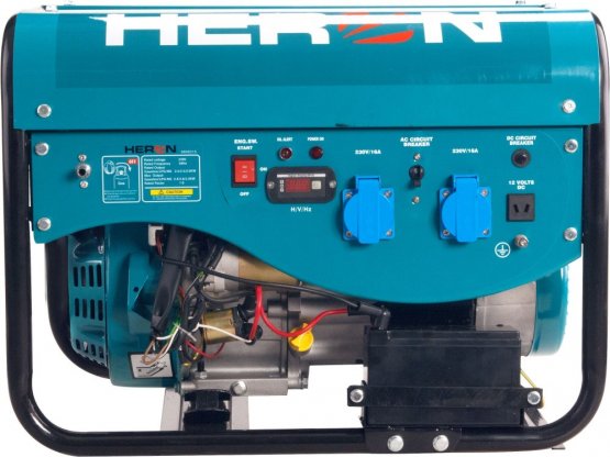 HERON elektrocentrála benzínová a plynová (LGP/NG) 6,3HP/2,4kW, elektrický start 8896317