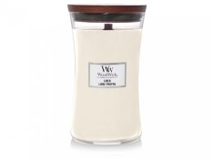 WoodWick Linen 609 g svíčka váza velká 31880