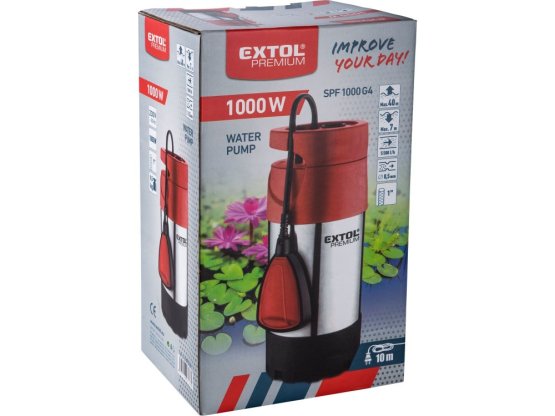 EXTOL PREMIUM ponorné tlakové čerpadlo 1000W, 5500l/h 8895008