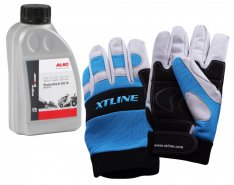 AL-KO olej SAE30 0,6L + pracovní rukavice XTline