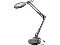 EXTOL LIGHT 43160 lampa stolní s lupou, USB napájení, 2400lm, 3 barvy světla, 5x zvětšení