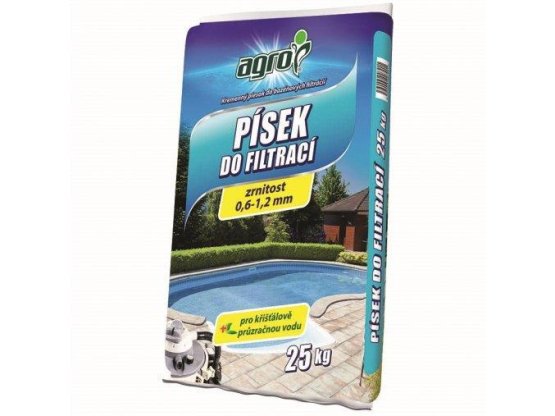 AGRO filtrační písek 0,6 - 1,2 mm 25 Kg