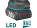 EXTOL INDUSTRIAL aku pila řetězová 13cm jednoruční 2Ah SHARE20V 8791922