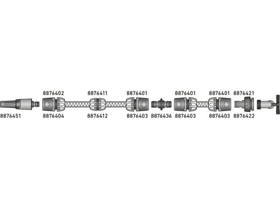 Spojka na hadici 3/4", EXTOL PREMIUM 8876412