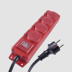 EMOS Prodlužovací kabel gumový 4 zásuvky 3m P14131 1902340301