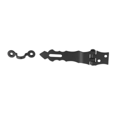 DOMAX ozdobný závěs se zámkem černý 100x30x2,0mm ZOZ100 7945622 DMX