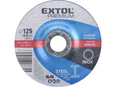 EXTOL PREMIUM kotouč řezný na ocel/nerez, 125x0,8x22,2mm 8808152